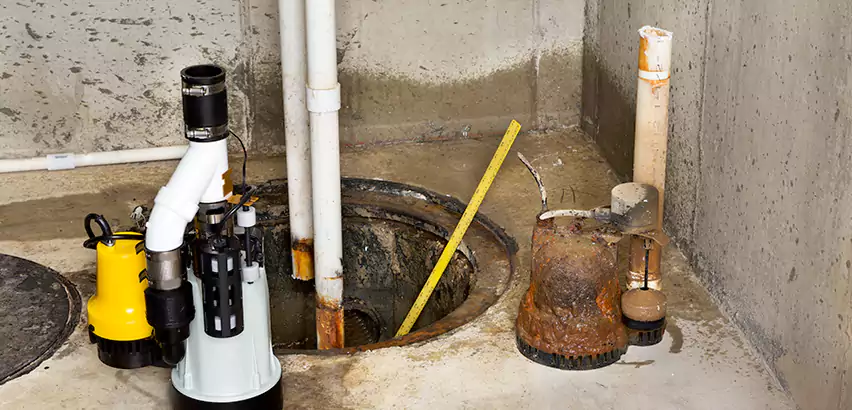 Installing Sump Pump in Finished Basement in Gloucester, MA
